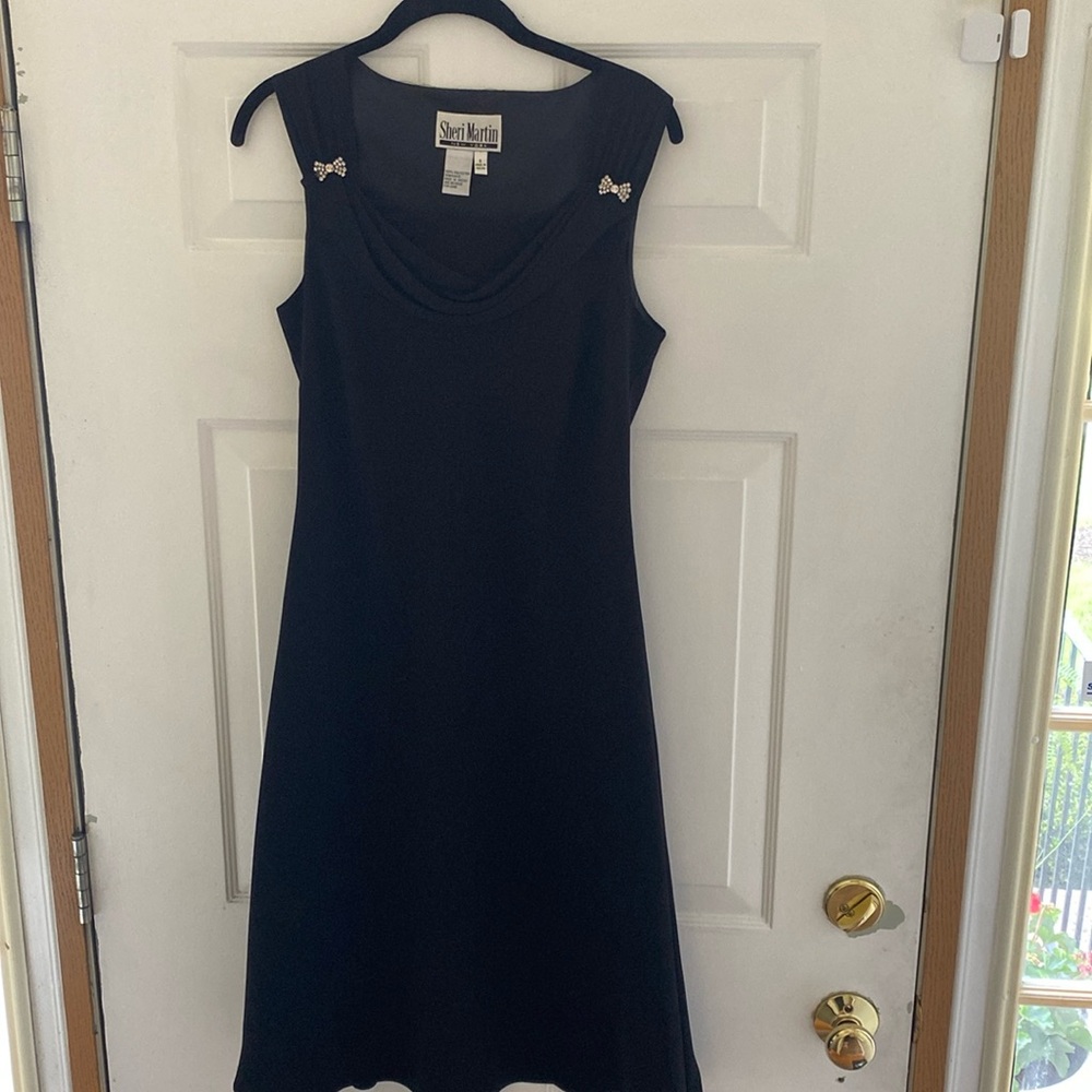Sheri Martin slip on little black dress